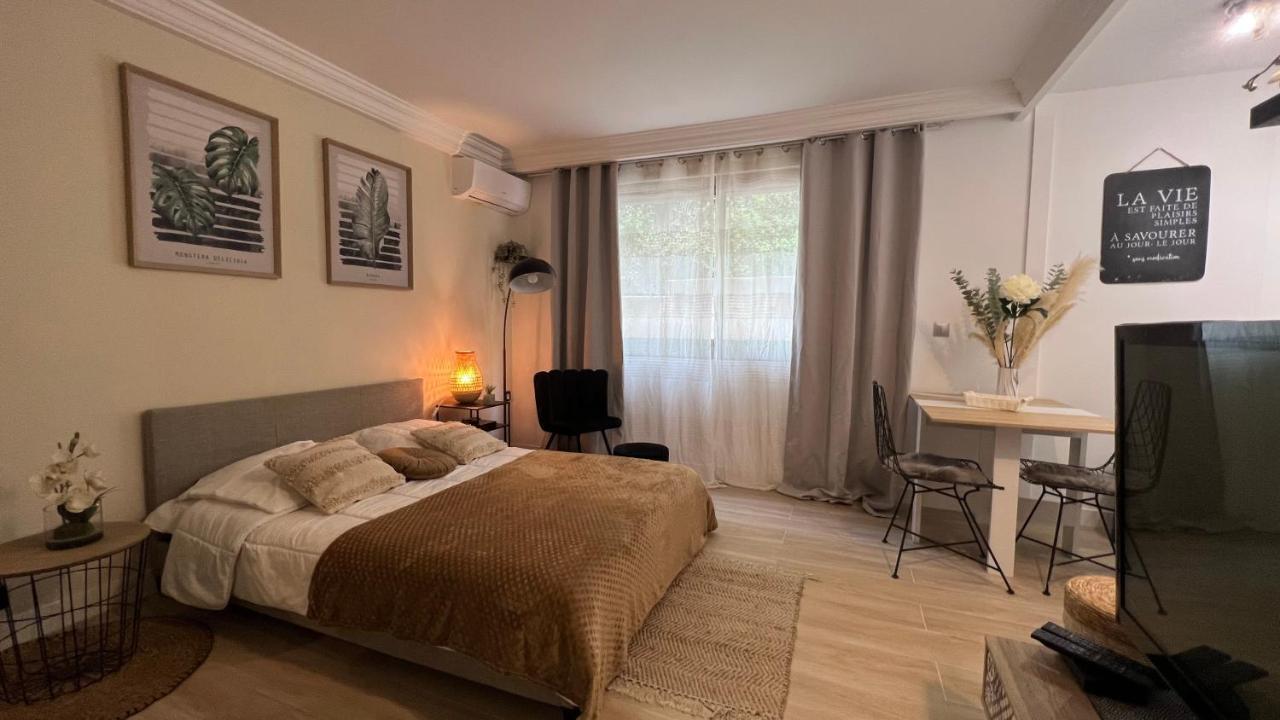 Le Miramar Nice - Clim, Parking, Wifi Et Piscine Exterior foto